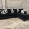 110 - BLACK Sectional