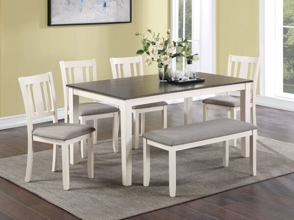 2263SET-CG ROWAN 6-PK DINETTE SET WITH BENCH