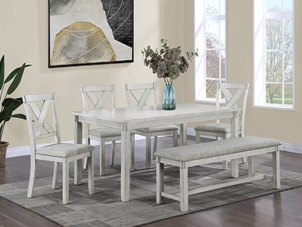 2321DW-6P CLARA DRIFTWOOD DINING GROUP