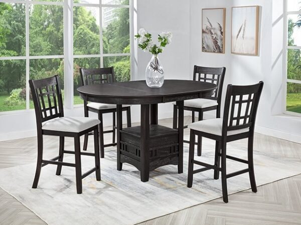 2795BK-5P HARTWELL CT HT DINING CHARCOAL BLAC