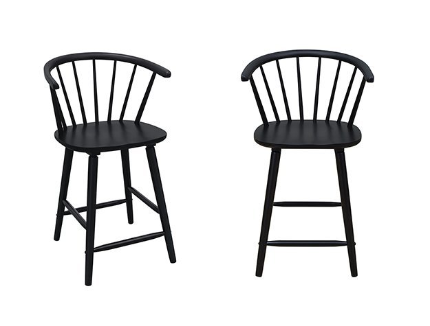 2981BK-24 JANNA COUNTER HEIGHT STOOL-BLACK