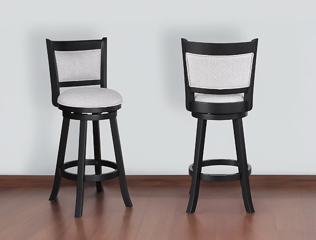2998DV-29 CECIL SWIVEL BAR STOOL DOVE K/D
