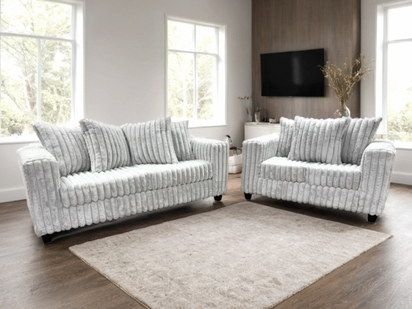 510 Gray - Sofa & Loveseat Set