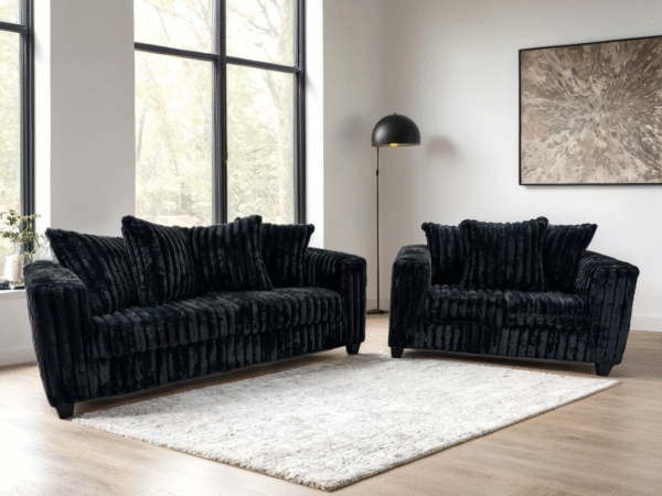 510 Black - Sofa & Loveseat Set