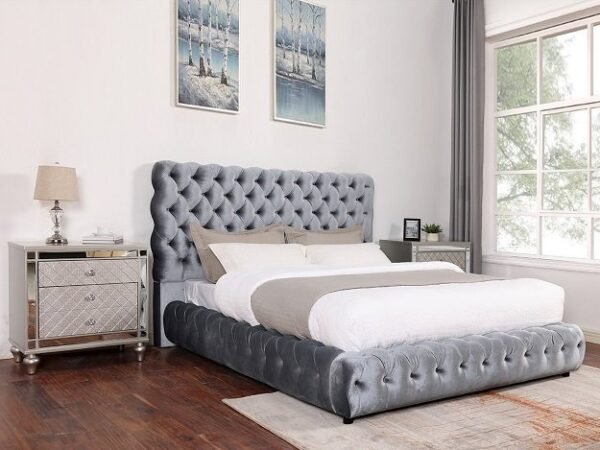 5112GY-ALL FLORY BED GRAY
