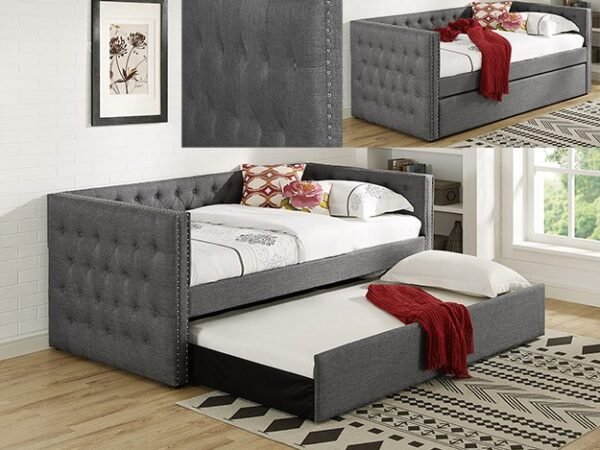 5335GY-SET TRINA GREY DAYBED