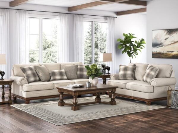 Ashley 568-03 Oversized Sofa and Loveseat Set