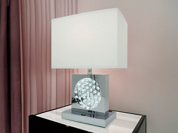 6289T-CR TABLE LAMP CHROME-LED ACCENT