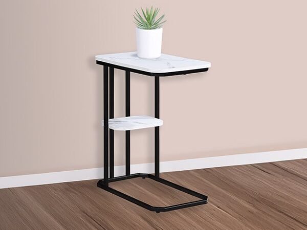 7267MB IDA FAUX MARBLE CHAIRSIDE TABLE