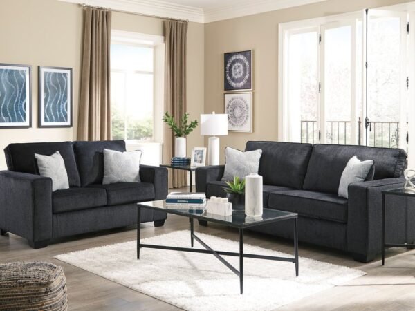 Ashley 872-13 Slate - Sofa & Loveseat Set