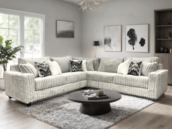 9600 Gray - Oversized Sectional