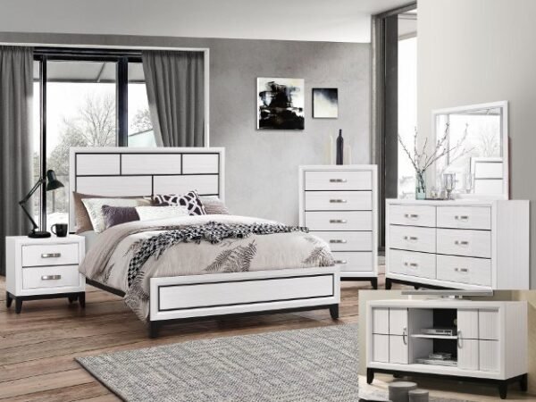 SETB4610 AKERSON CHALK BEDROOM GROUP