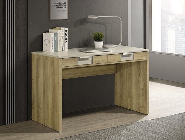 B6832-DESK RANGLEY WRITING DESK -DRIFTWOOD