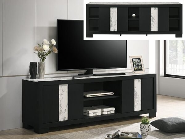 B6835-99 RANGLEY TV STAND - BLACK