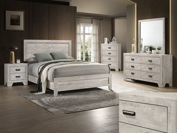 SETB9220 MILLIE BEDROOM GROUP-WHITE