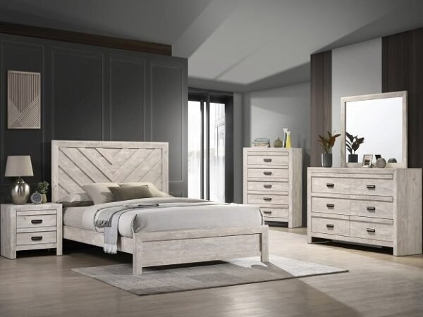 SETB9330 VALOR BEDROOM GROUP WHITE