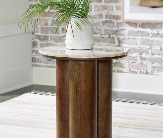 A4000623 Accent Table (Marble Top)