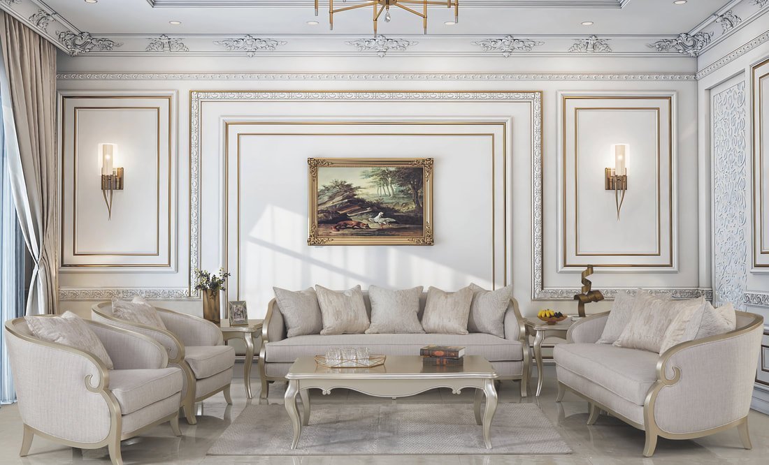 ALEXANDRA 2PC or 3PC or 4PC Living Room Set