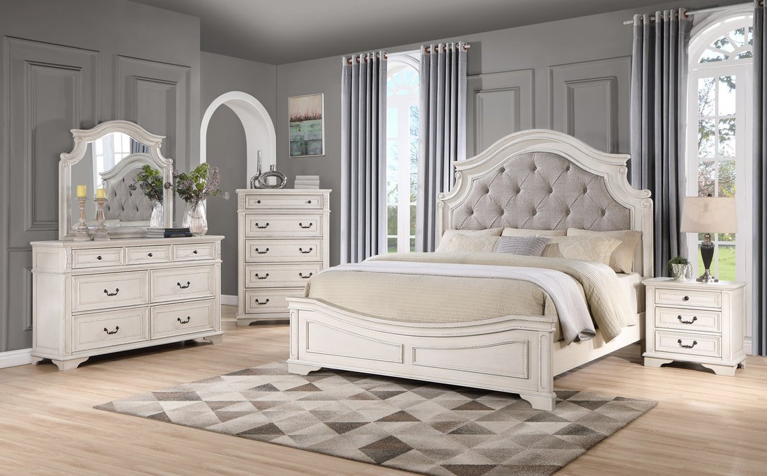 B6000 - 4pc or 5pc Bedroom Set - Queen, King
