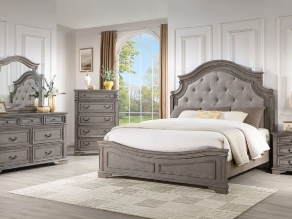 B6010 - 4pc or 5pc Bedroom Set - Queen, King