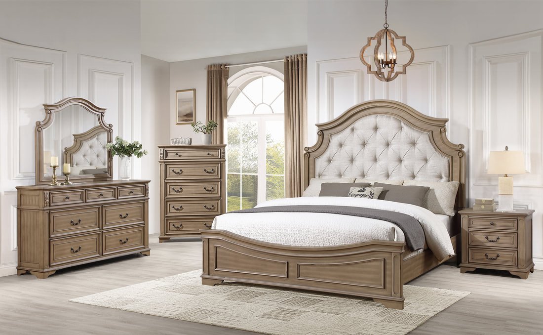 B6030 - 4pc Bedroom Set - Queen, King