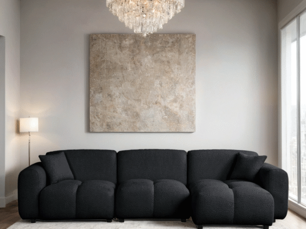 Bella Black Sectional