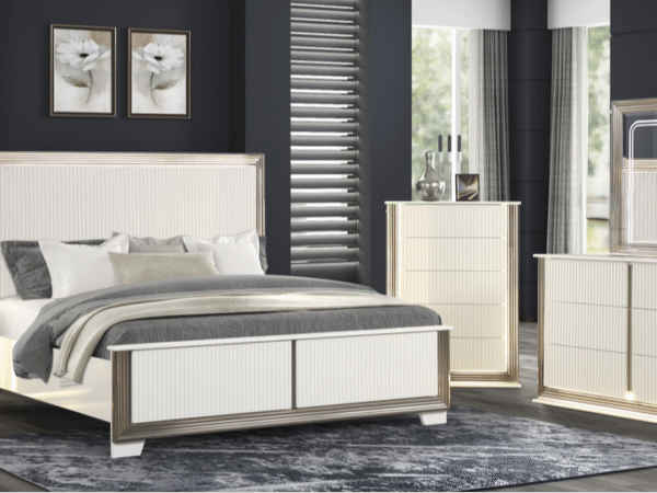 BEVERLY 5pc Bedroom Set - Queen, King