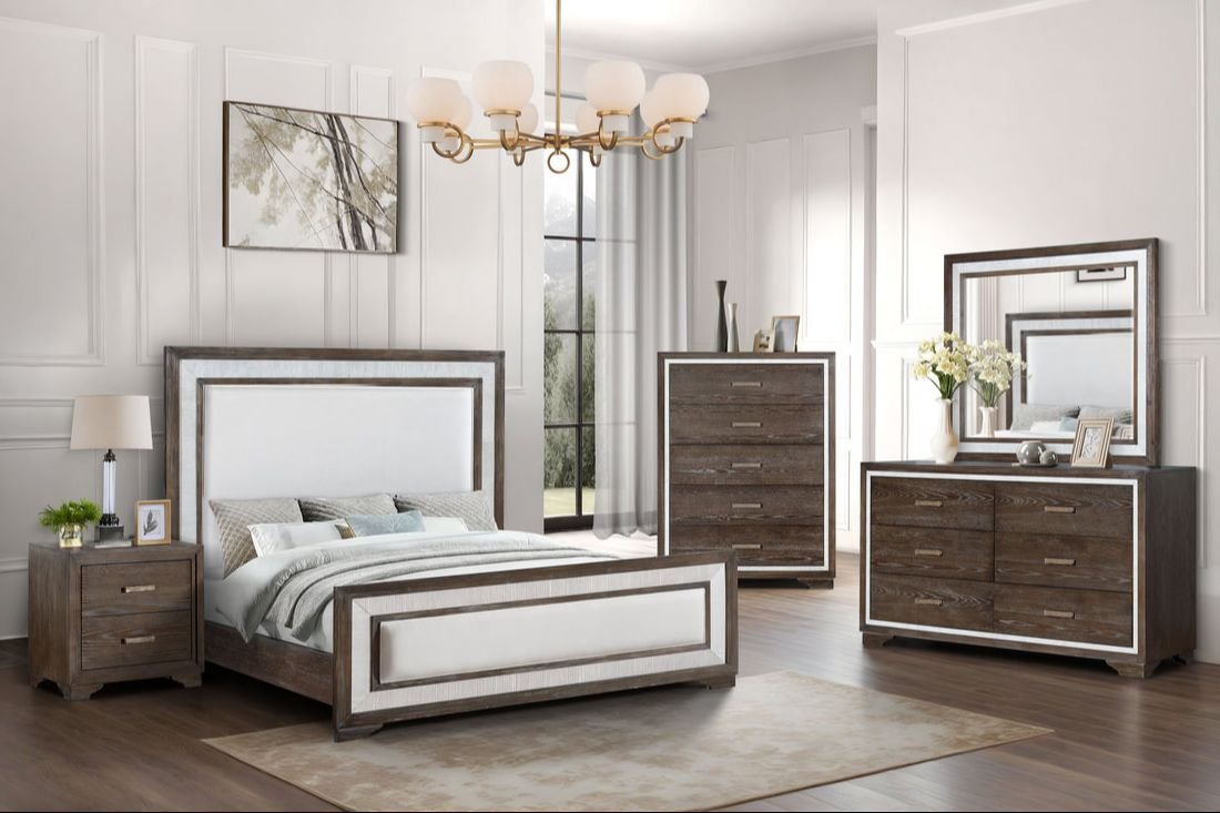 BOSON 4pc or 5pc Bedroom Set - Queen, King