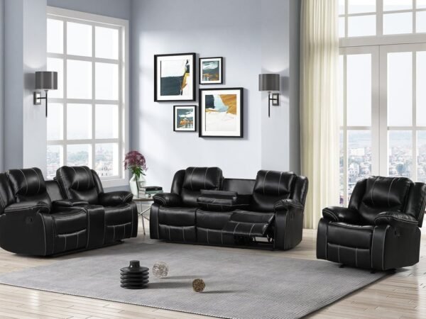 Carter Black - 3PC Reclining Set
