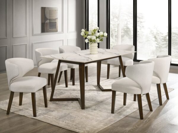 CAVA10 Dining Table + 6 Chair Set