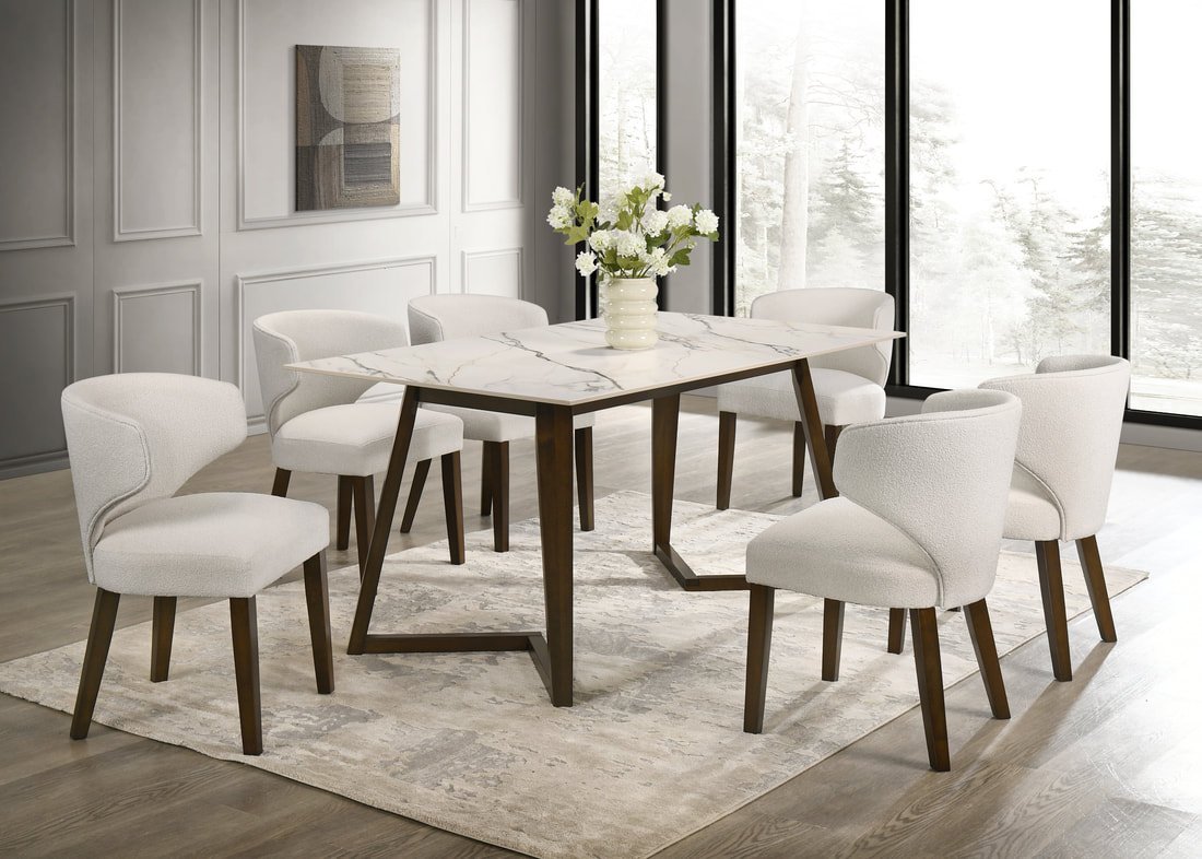CAVA10 Dining Table + 6 Chair Set