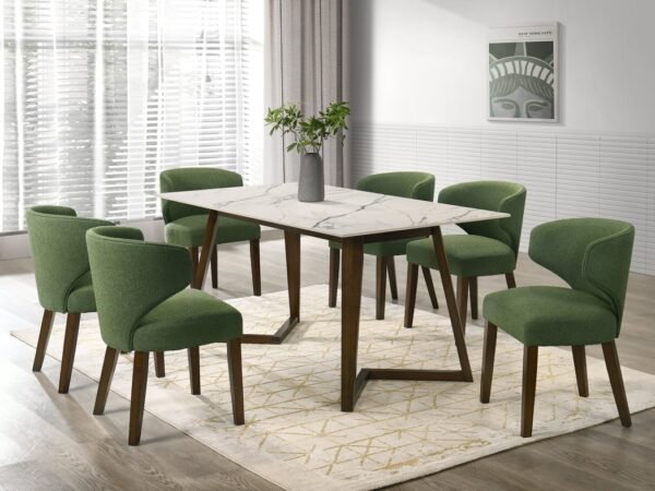 CAVA20 Dining Table + 6 Chair Set