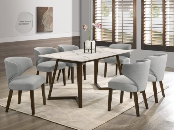 CAVA30 Dining Table + 6 Chair Set