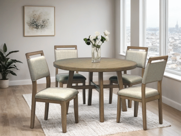 D2410 Dining Table + 4 Chair Set