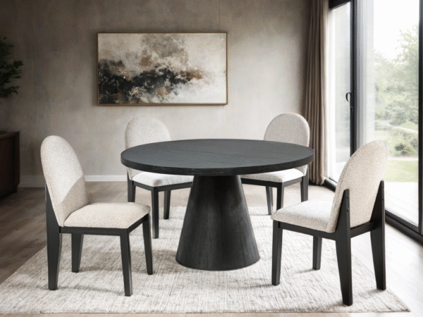 D500 Dining Table + 4 Chair Set