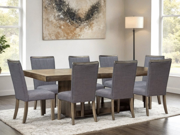 D901 - Dining Table + 8 Chair Set