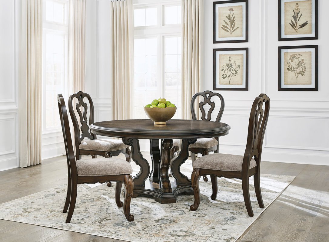 D947-50T - Table + 4 Chair Set