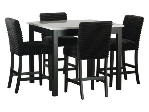 Dior13 - Pub Table + 4 Chair Set