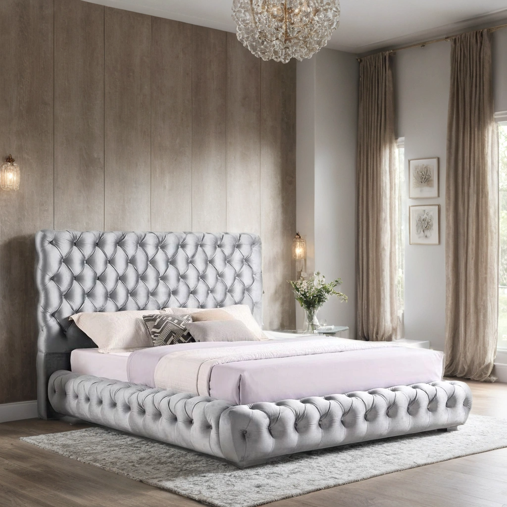 Dream Gray Platform Bed - Queen, King