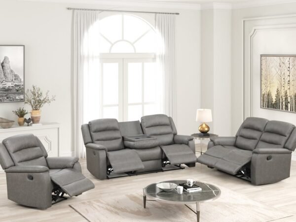 Hope Gray 3PC Reclining Set