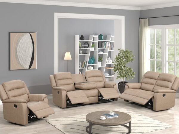 Hope Stone 3PC Reclining Set