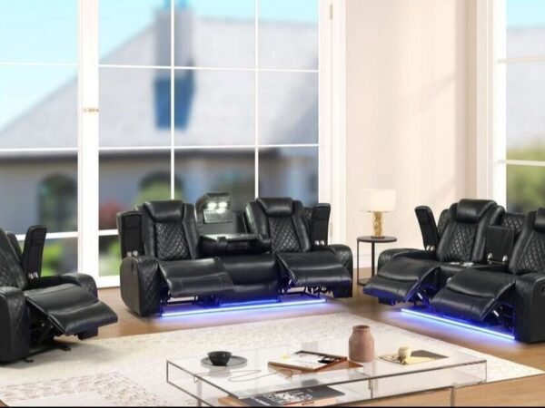 Luz Black - 3PC Reclining Set