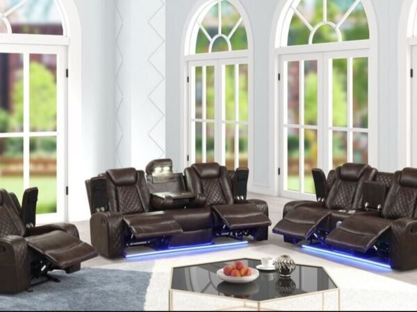 Luz Brown - 3PC Reclining Set