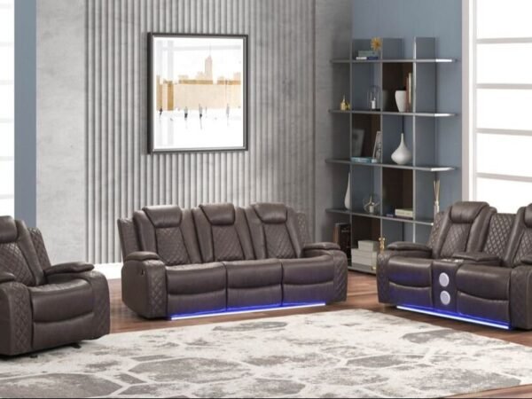 Luz Chocolate - 3PC Reclining Set