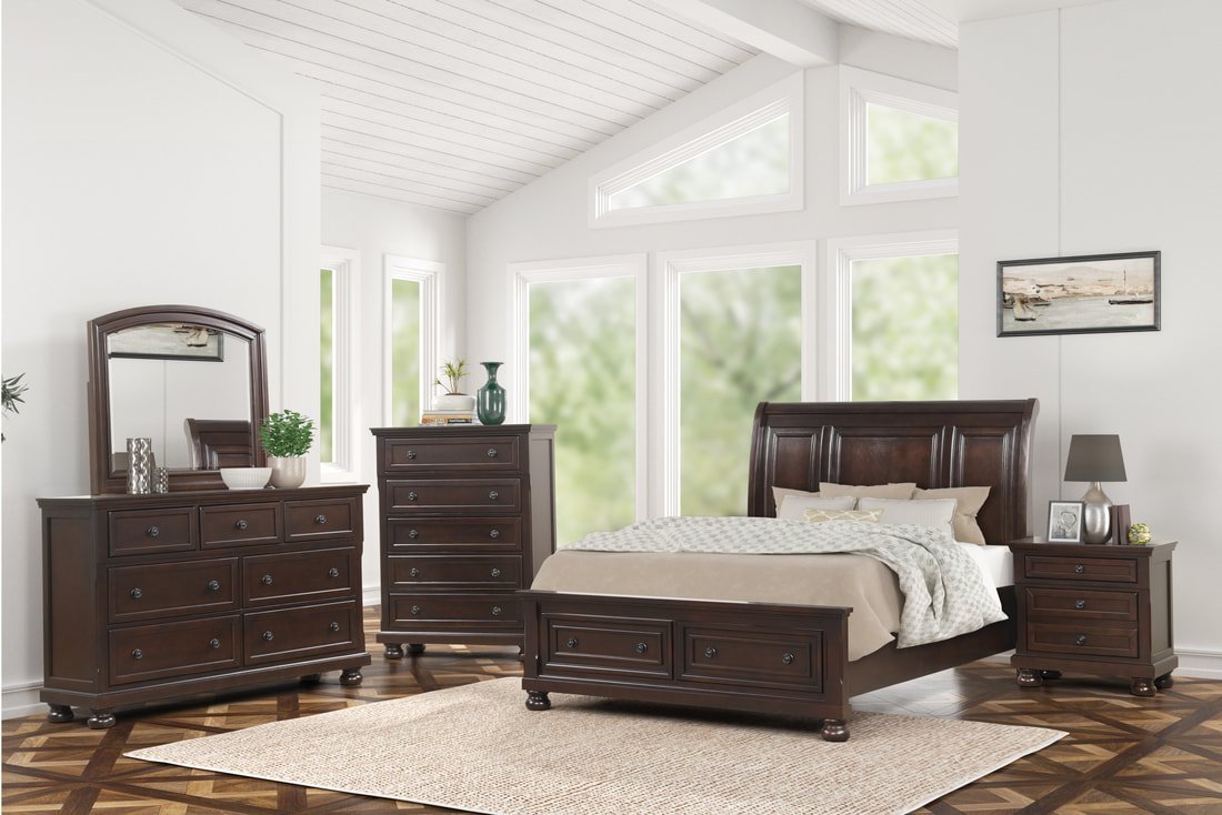 Magnolia10 4pc or 5pc Bedroom Set - Queen, King