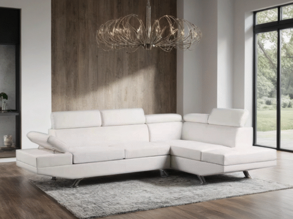 Moderno - Sectional (White)