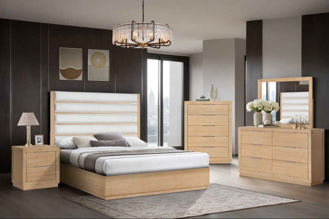 OSLO 4pc or 5pc Bedroom Set - Queen, King