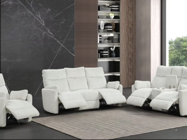 PEPPI - Beige 3pc Reclining Set