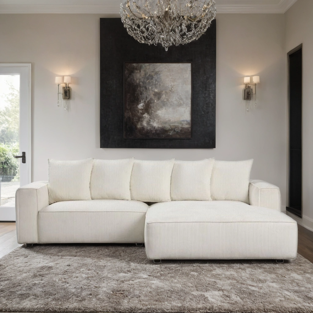 Romeo White Sectional
