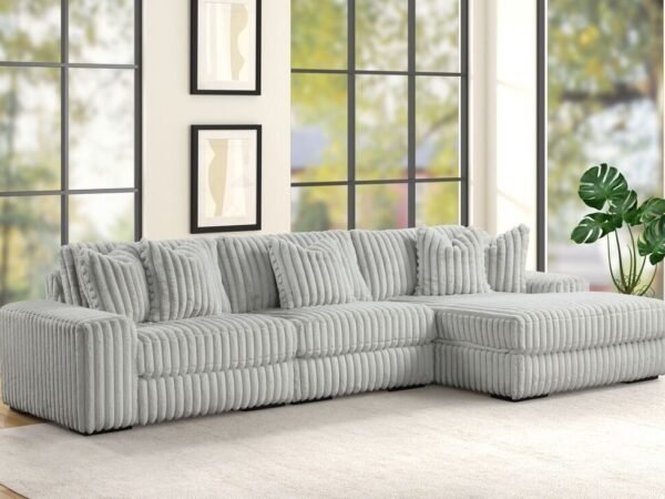 SUNDAY2 GRAY 3PC Sectional